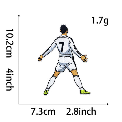 Soccer Star Patches 12 Pcs