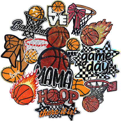 Basketball Patches 15 Pcs