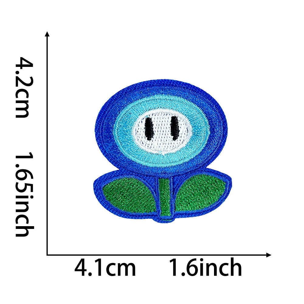 Super Mario Iron On Embroidery Patches 25Pcs, Cute Game Character Appliques, Cartoon Mario Luigi Kirby Bowser Mushroom Coin Star Badges for Clothing, Backpacks, Jackets & Hats, DIY Craft Decor