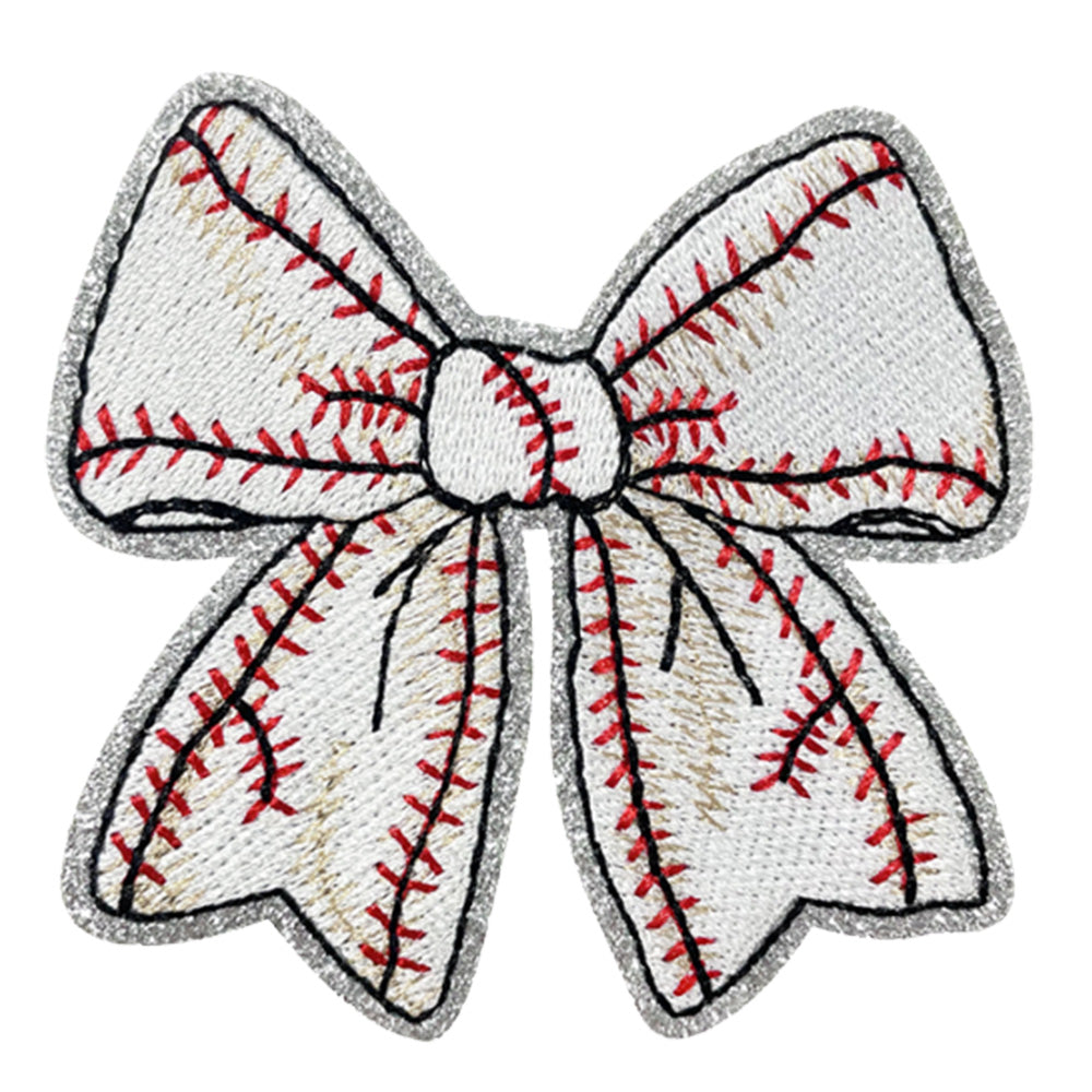 Baseball Iron On Patches White 15Pcs