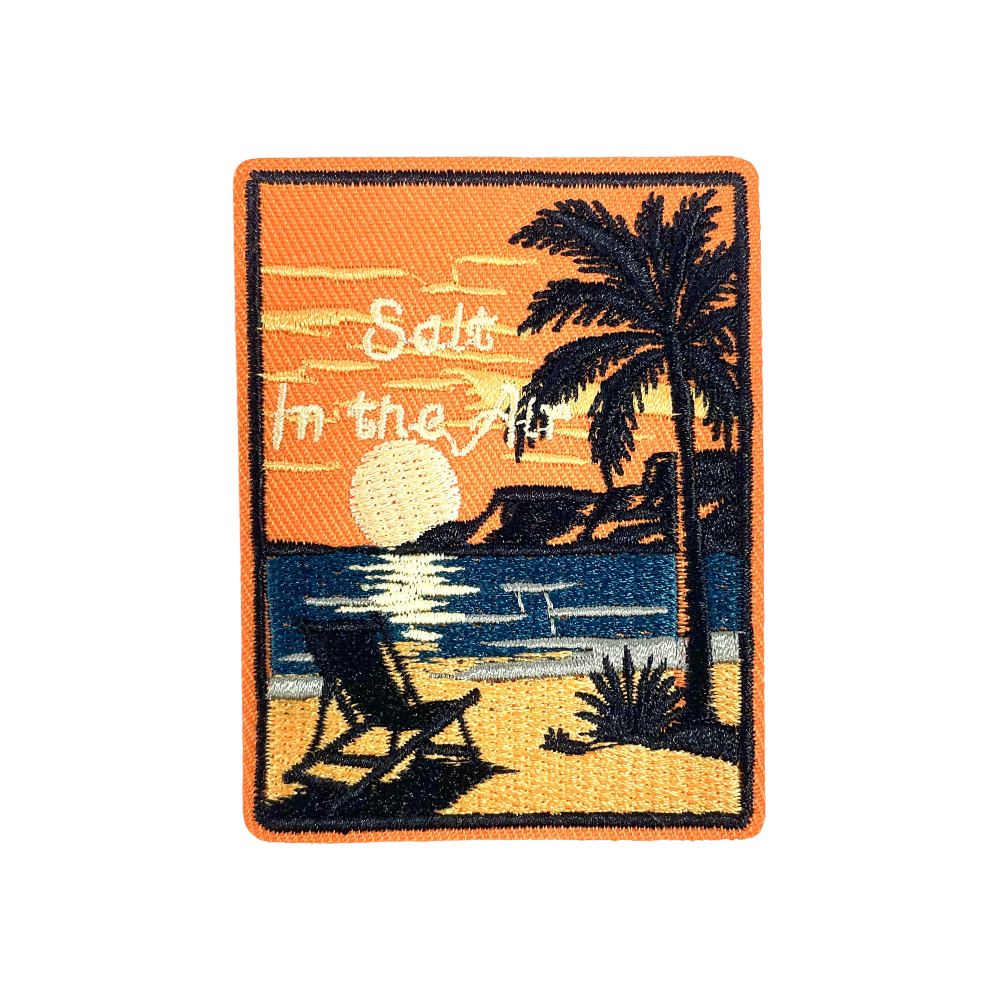 5Pcs Travel Embroidered Iron-On Patches