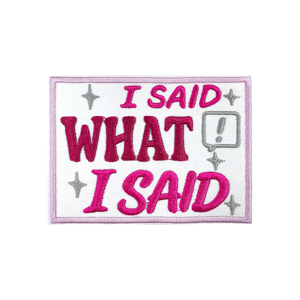 Patches Funny Phrases 10 Pcs Preppy Style Set