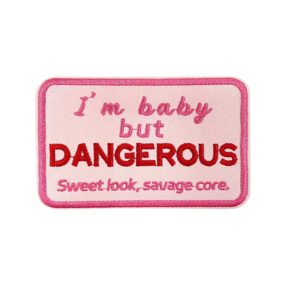 Patches Funny Words 10 Pcs Preppy Style Set