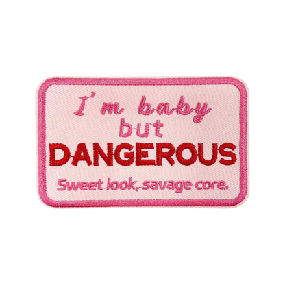 Patches Funny Words 10 Pcs Preppy Style Set