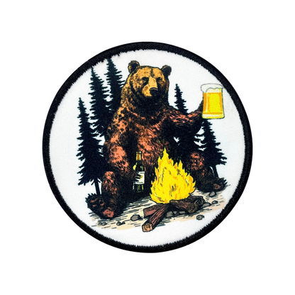 5Pcs Outdoor Camping Embroidered Iron-On Patches