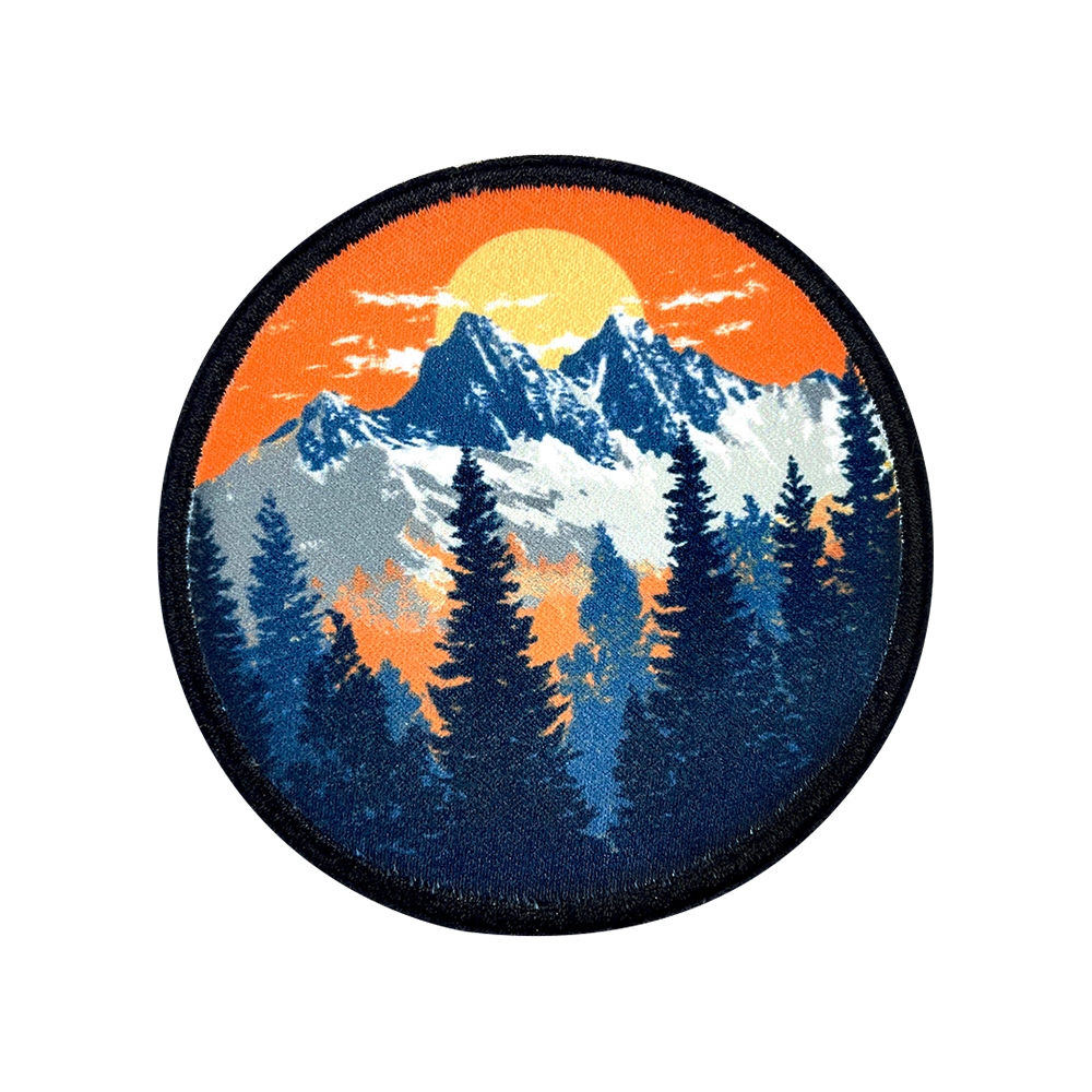 5Pcs Outdoor Camping Embroidered Iron-On Patches