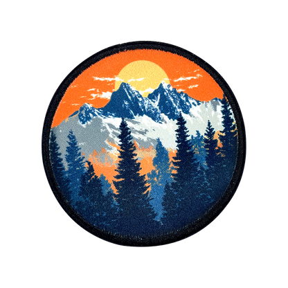 5Pcs Outdoor Camping Embroidered Iron-On Patches