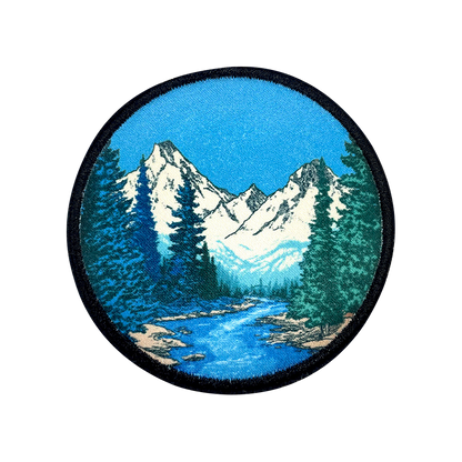 5Pcs Outdoor Camping Embroidered Iron-On Patches