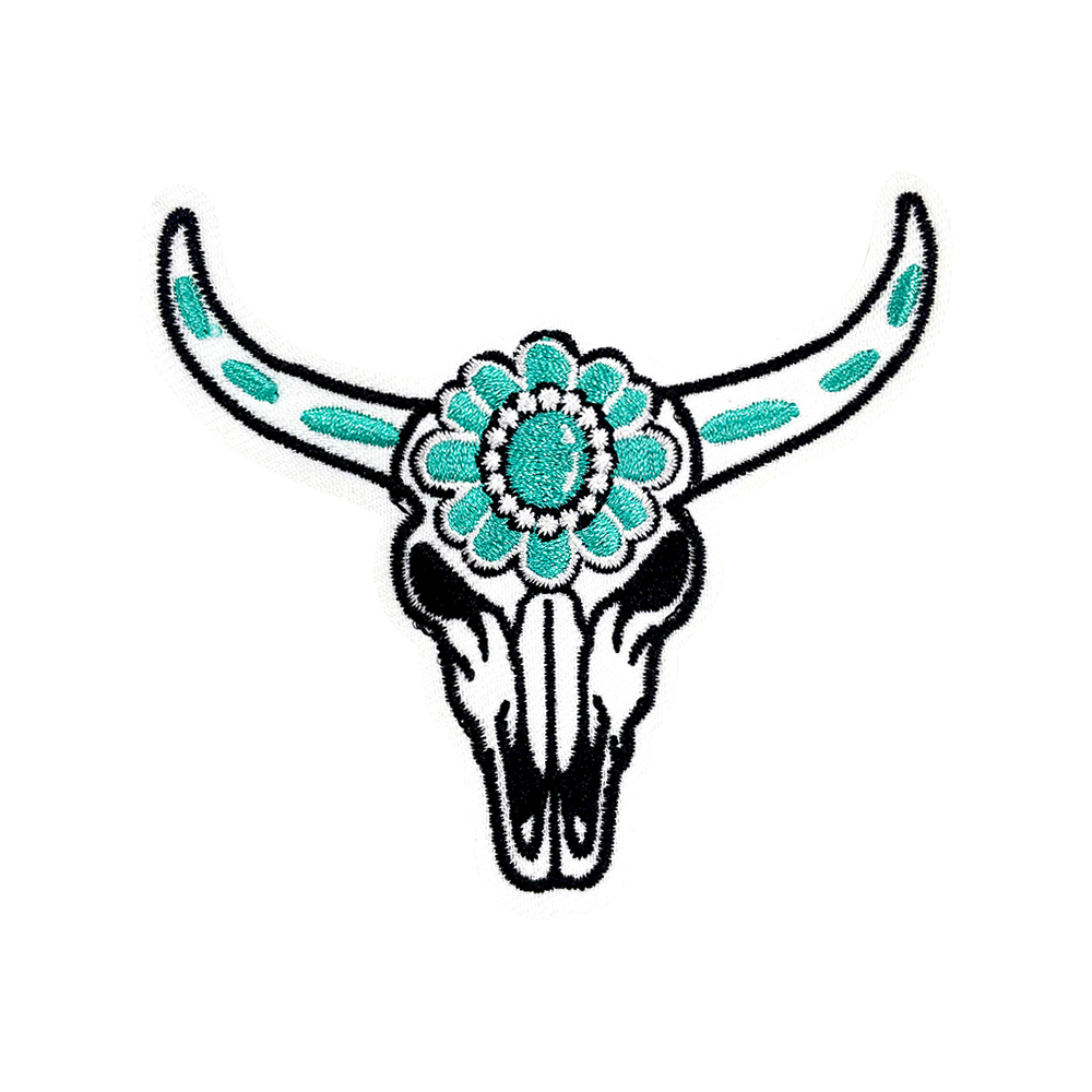 8Pcs Western Cowgirl Embroidered Patches