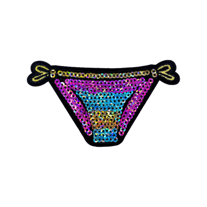 8Pcs Summer Sequin Embroidered Iron-On Patches