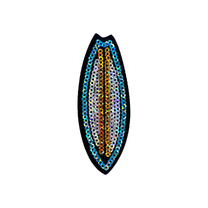 8Pcs Summer Sequin Embroidered Iron-On Patches