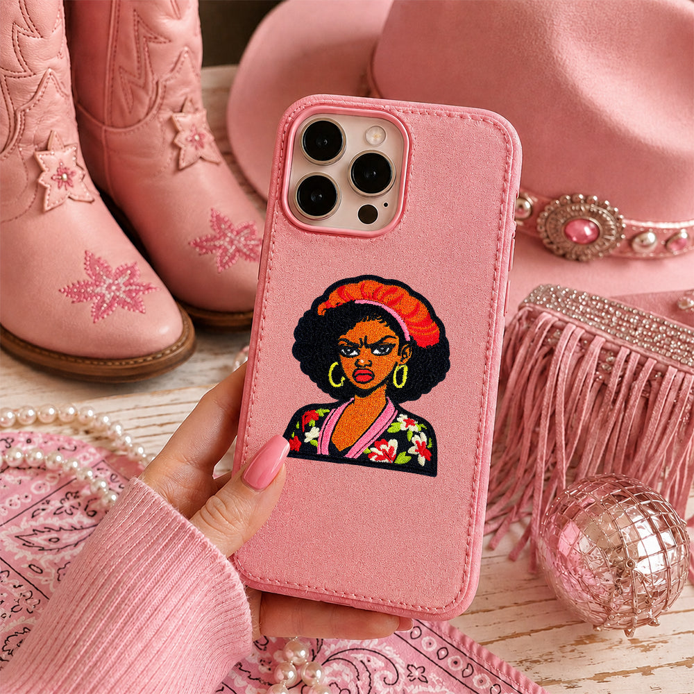 Black Women Iron On Embroidery Patches 12Pcs, Afro Girl Slogan Appliques, Embroidered Badges with That Girl, Black AF for Clothing, Backpacks, Jackets & Phone Cases, DIY Craft Decor
