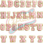 26 Alphabet Patches Letter Patches for DIY Supplies  A-Z Chenille letter embroidered iron on patches for clothes-Hat-Bag - Clpatch