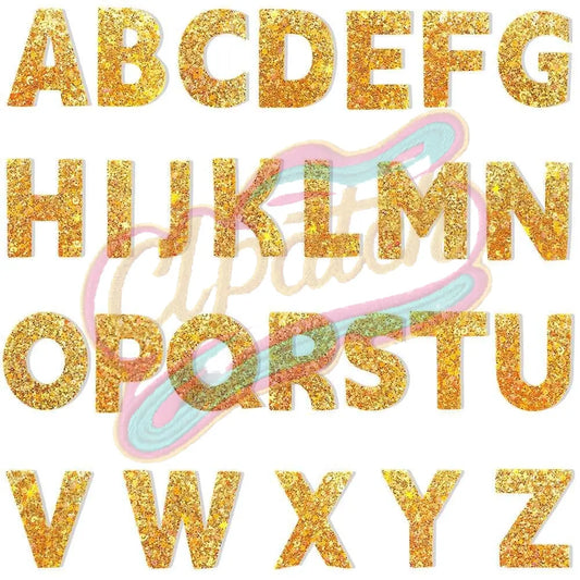 26 Alphabet Patches Letter Patches for DIY Supplies A-Z Chenille letter embroidered iron on patches for clothes-Hat-Bag - Clpatch