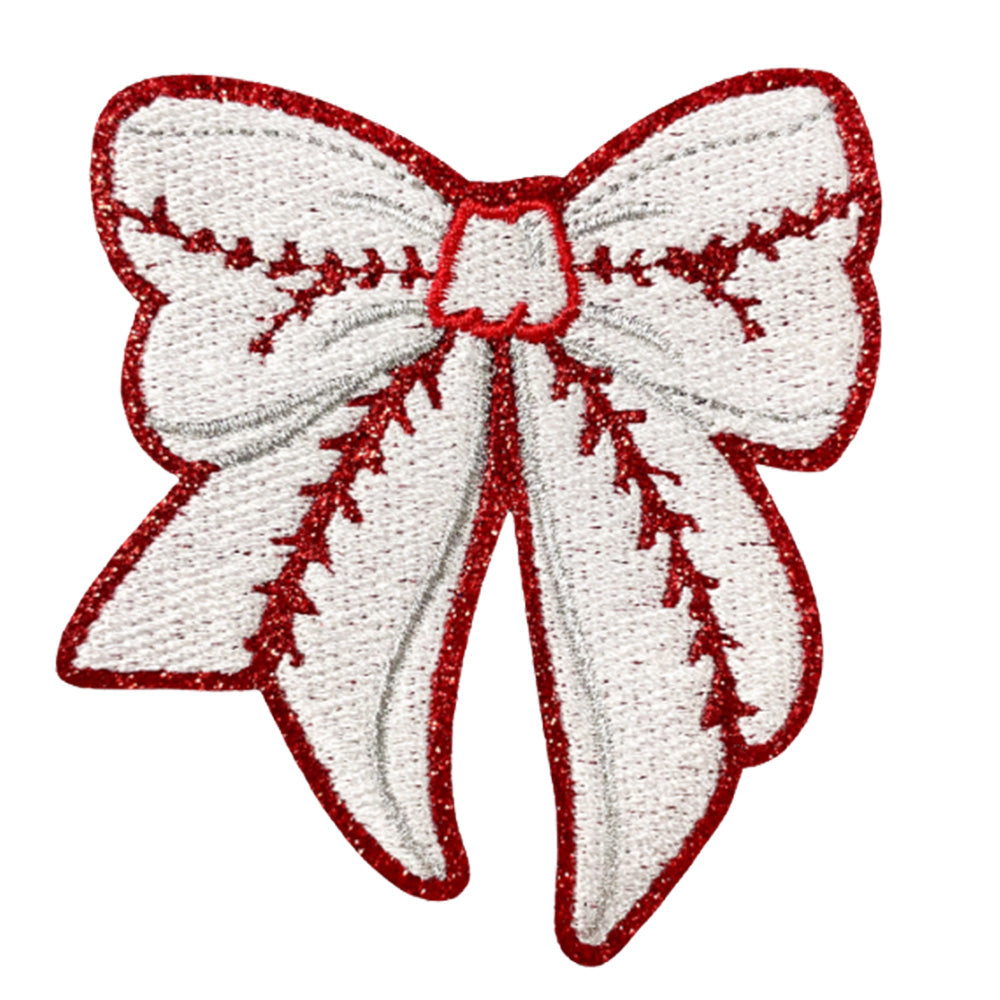 Baseball Iron On Patches White 15Pcs