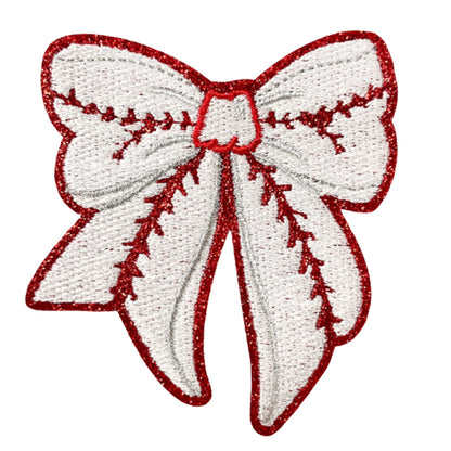 Baseball Iron On Patches White 15Pcs