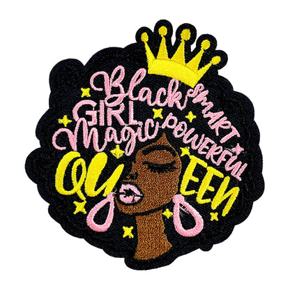 11Pcs Black Girl Iron-On Patches