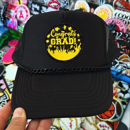 12Pcs Graduation Embroidered Iron-On Patches
