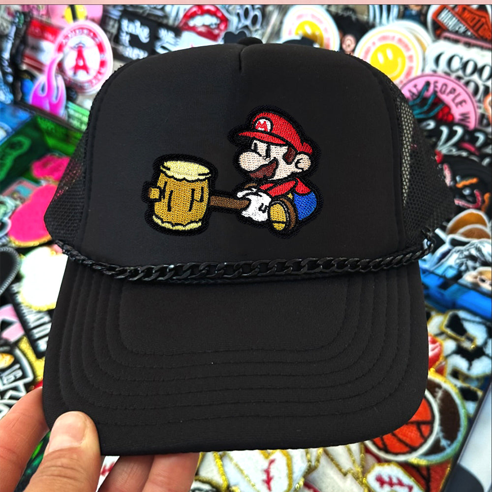 Super Mario Iron On Embroidery Patches 25Pcs, Cute Game Character Appliques, Cartoon Mario Luigi Kirby Bowser Mushroom Coin Star Badges for Clothing, Backpacks, Jackets & Hats, DIY Craft Decor
