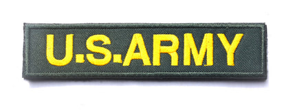 English strip U.S.ARMY embroidery Velcro, outdoor military fan backpack sticker patch embroidery morale stamp