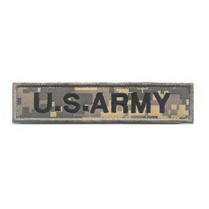 English strip U.S.ARMY embroidery Velcro, outdoor military fan backpack sticker patch embroidery morale stamp