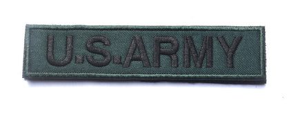 English strip U.S.ARMY embroidery Velcro, outdoor military fan backpack sticker patch embroidery morale stamp
