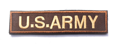 English strip U.S.ARMY embroidery Velcro, outdoor military fan backpack sticker patch embroidery morale stamp