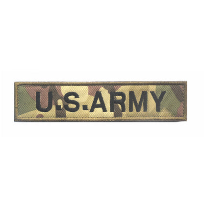 English strip U.S.ARMY embroidery Velcro, outdoor military fan backpack sticker patch embroidery morale stamp