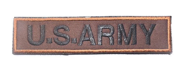 English strip U.S.ARMY embroidery Velcro, outdoor military fan backpack sticker patch embroidery morale stamp