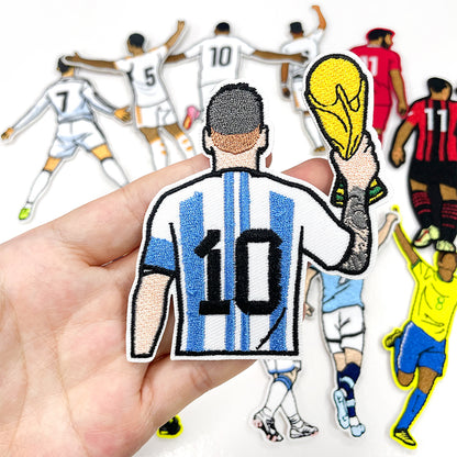 Soccer Star Patches 12 Pcs