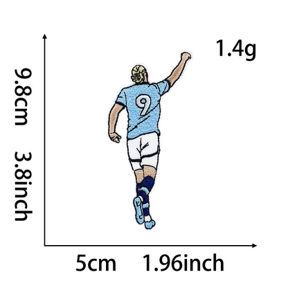 Soccer Star Patches 12 Pcs