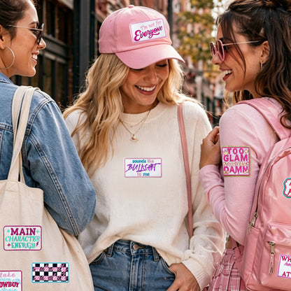 Patches Funny Phrases 10 Pcs Preppy Style Set