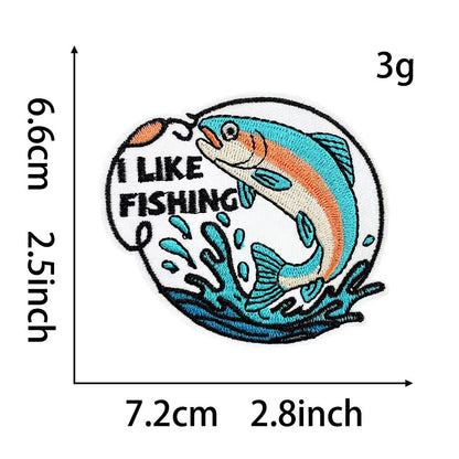 9Pcs Fishing Patches