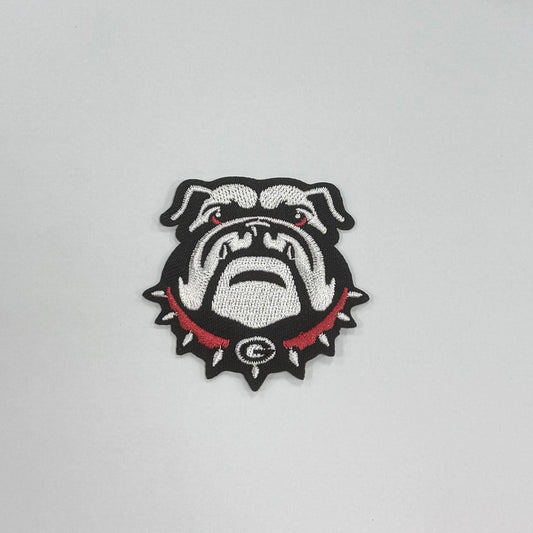 UGA Georgia Bulldogs Vintage Embroidered Iron On Patch 2"X2" - Clpatch