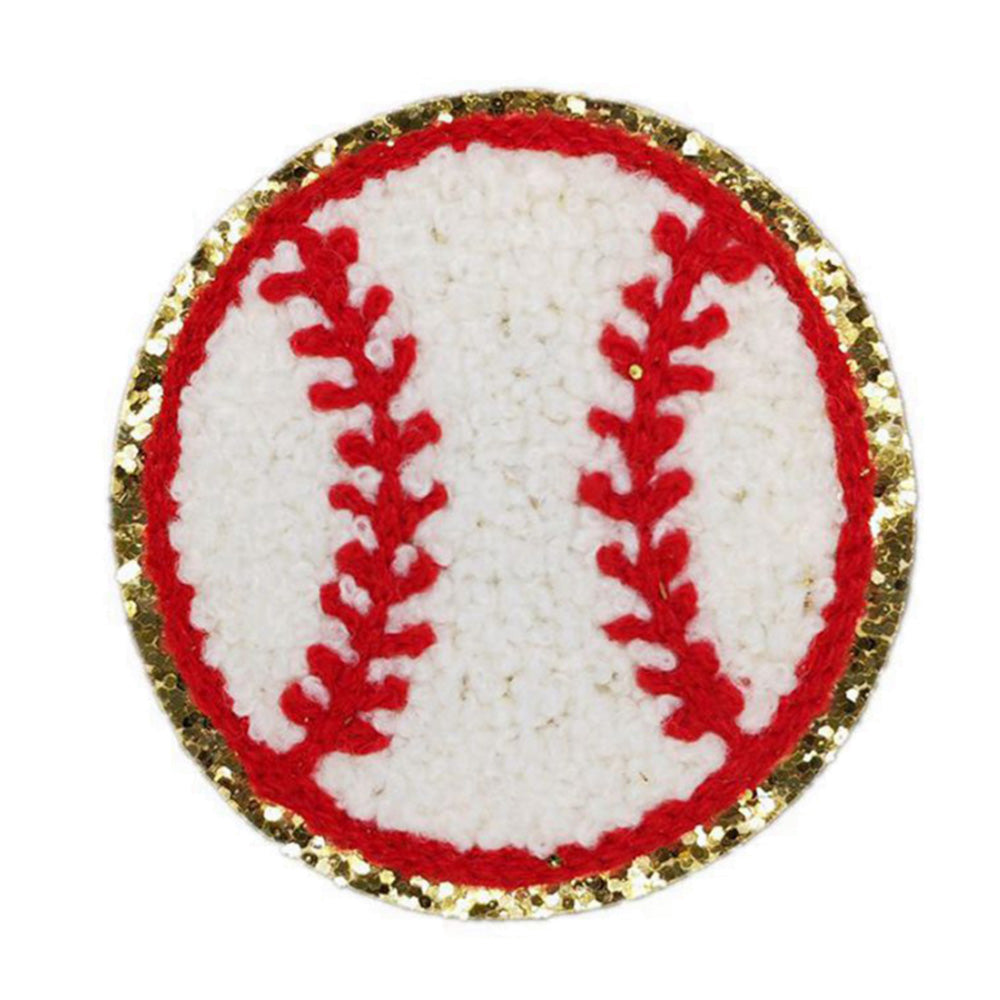 Baseball Iron On Patches Yellow 15Pcs