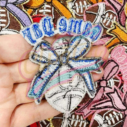 5 pcs Gameday Football Embroidery with shining edge - Clpatch