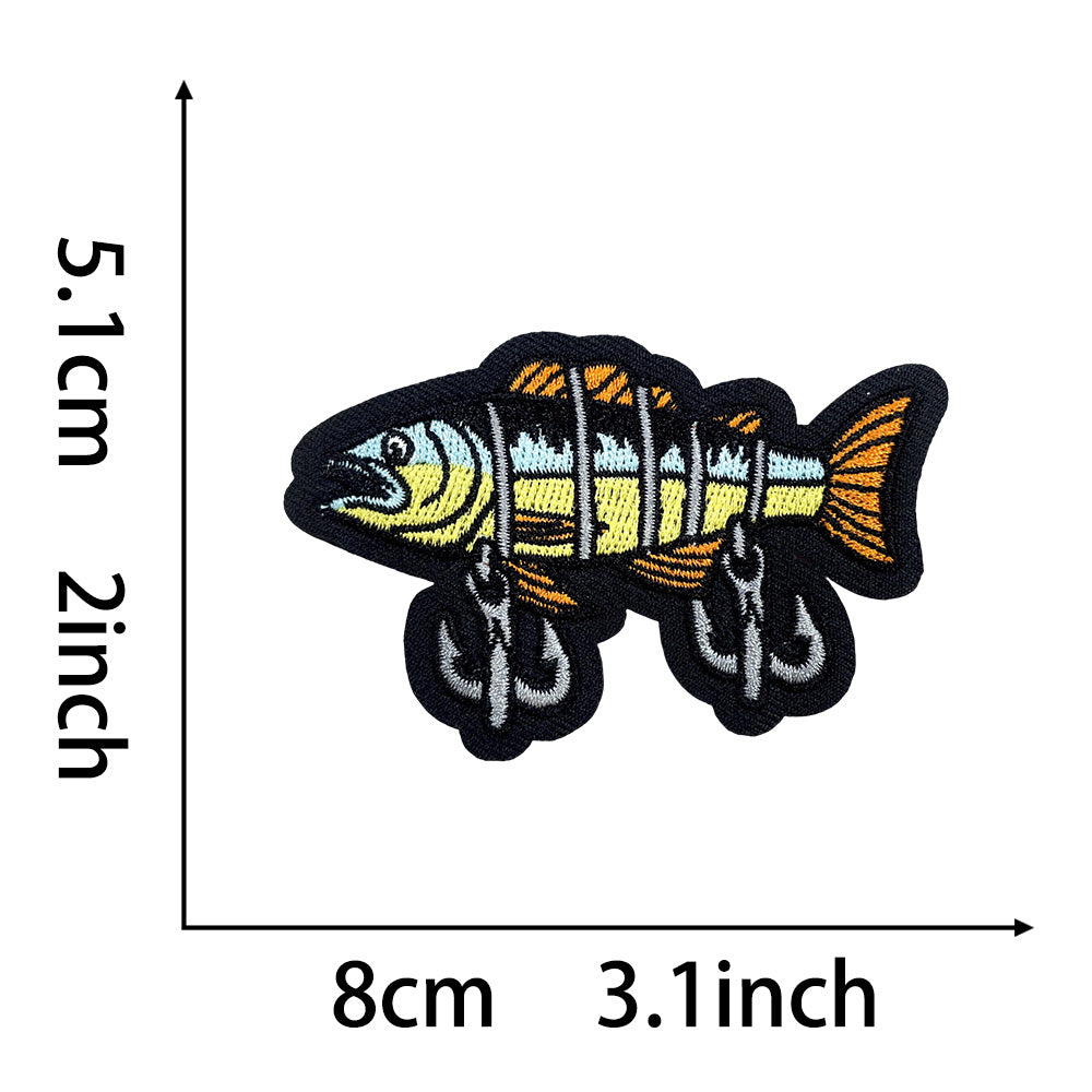 9Pcs Fishing Patches