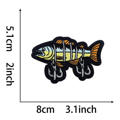 9Pcs Fishing Patches