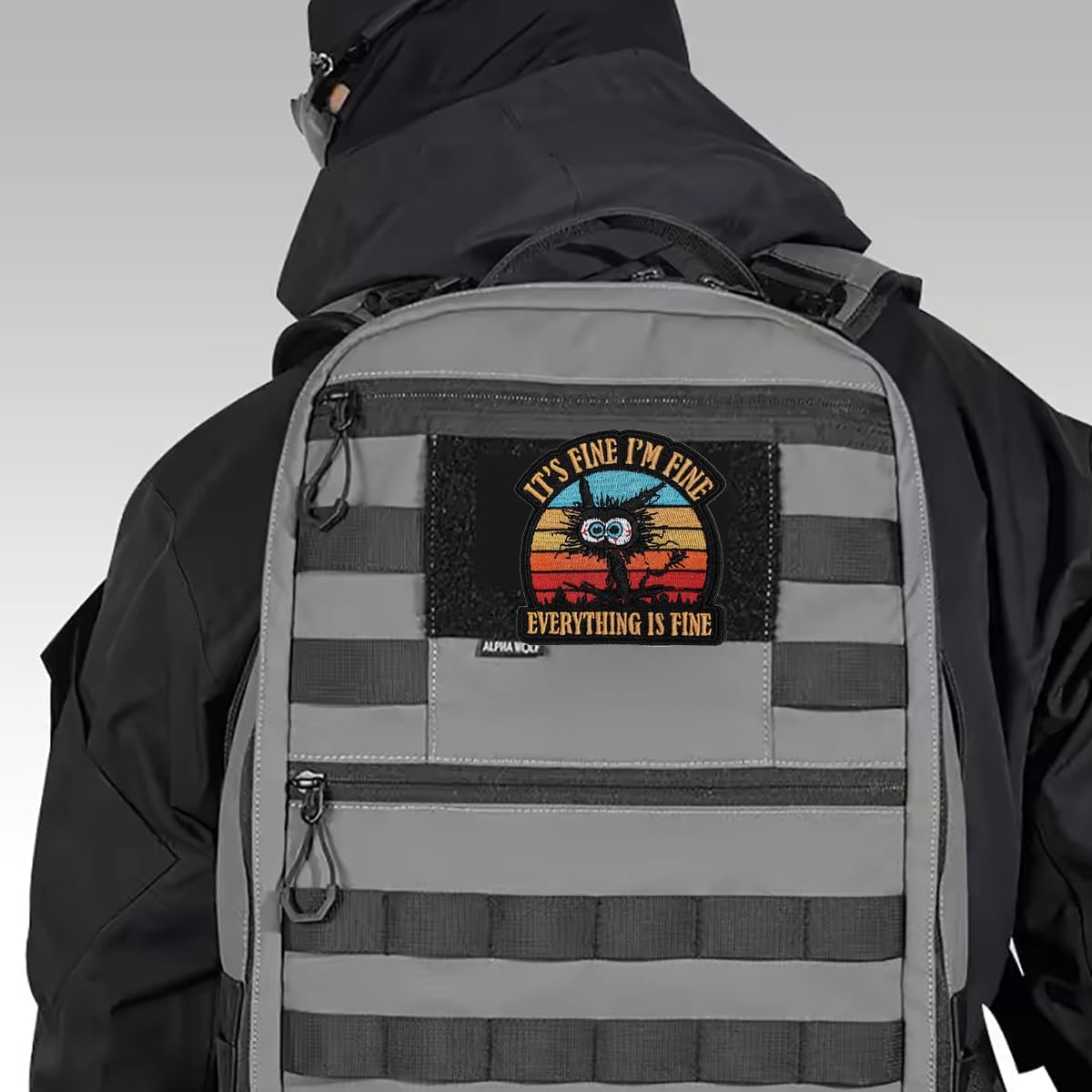 Morale Patch, 3" Embroidered Meme Tactical Patches with Hook and Loop