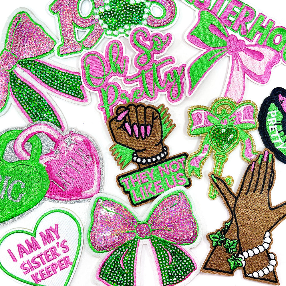 11Pcs Black Girl Sisterhood Iron-On Patches