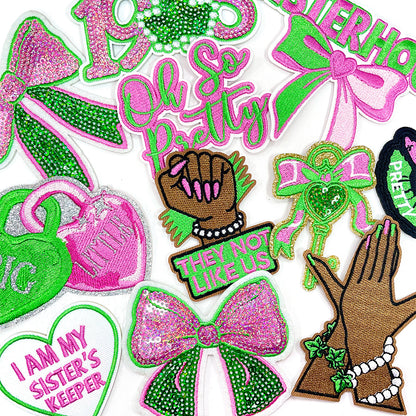 11Pcs Black Girl Sisterhood Iron-On Patches