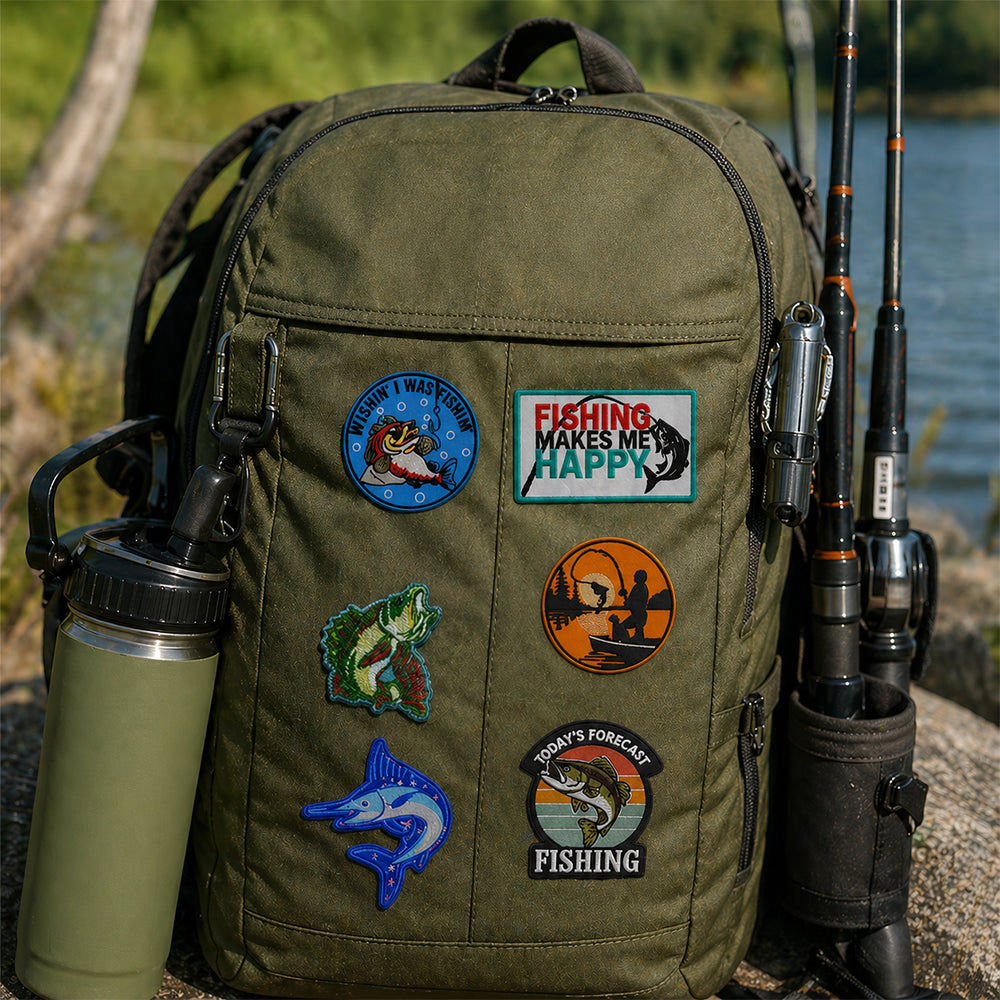 9Pcs Fishing Patches
