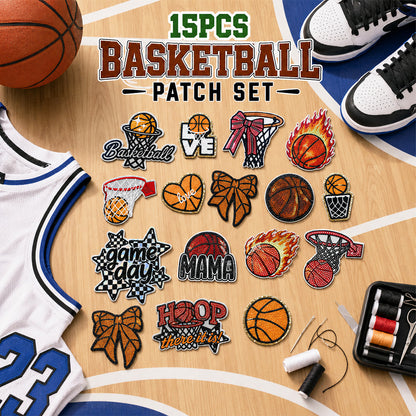 Basketball Patches 15 Pcs