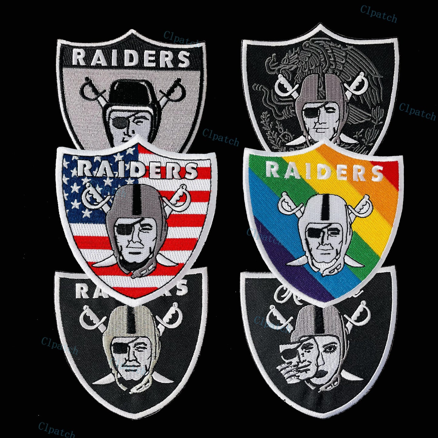Raiders Patch Iron on for Jacket