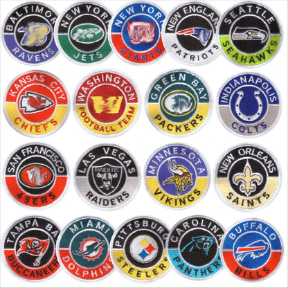 Sport Round NFL League Team Logo patch - Clpatch