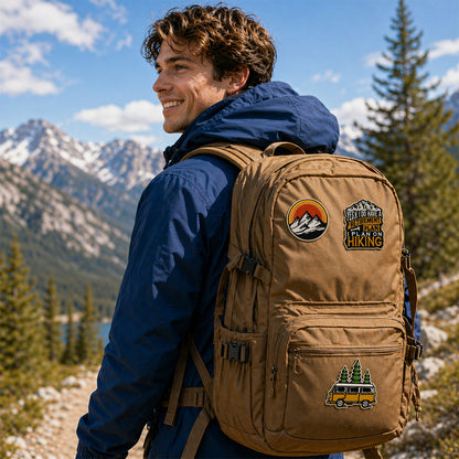 13Pcs Outdoor Camping Embroidered Iron On Patches