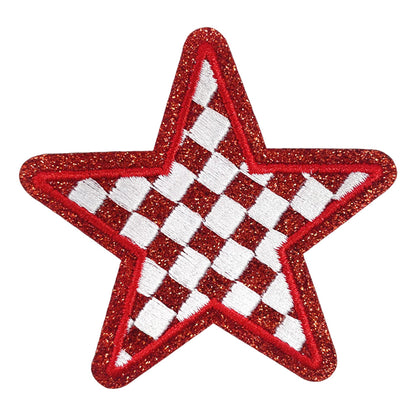 Baseball Mama Iron On Patches 15Pcs Red