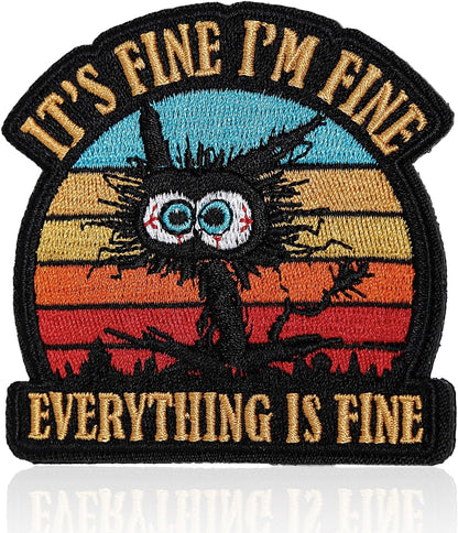 Morale Patch, 3" Embroidered Meme Tactical Patches with Hook and Loop