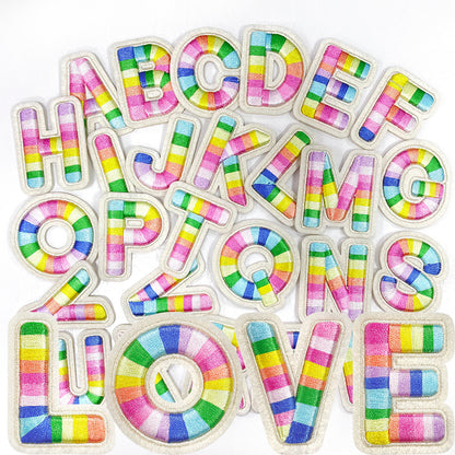 26Pcs Self Adhesive Letter Patches
