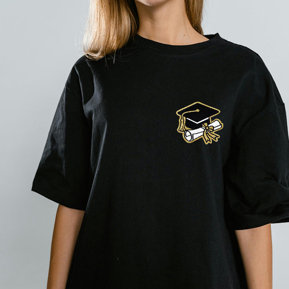 12Pcs Graduation Embroidered Iron-On Patches